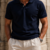 lacivert klasik polo yaka t shirt