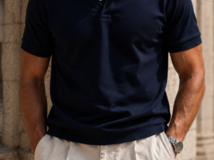 lacivert klasik polo yaka t shirt