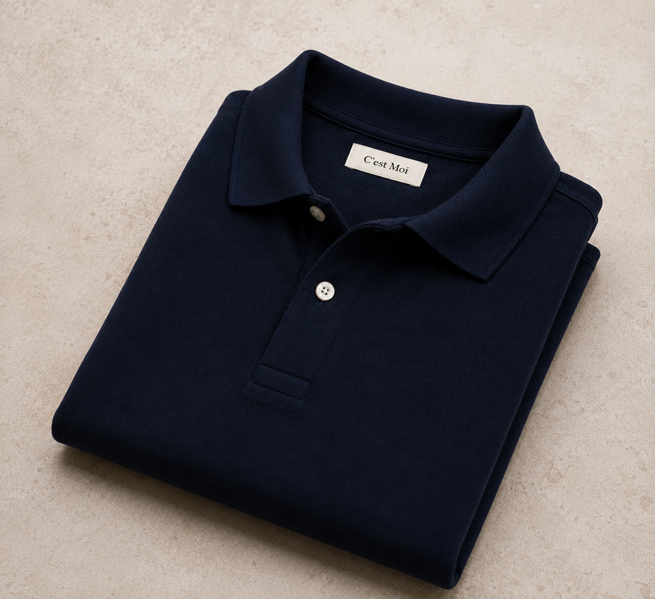 lacivert klasik polo yaka t shirt