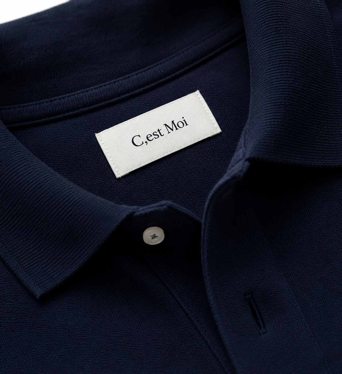 lacivert klasik polo yaka t shirt
